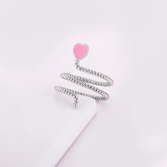 Silver Love is in the Air Ring