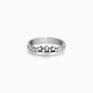 Silver Starry Tiara Ring