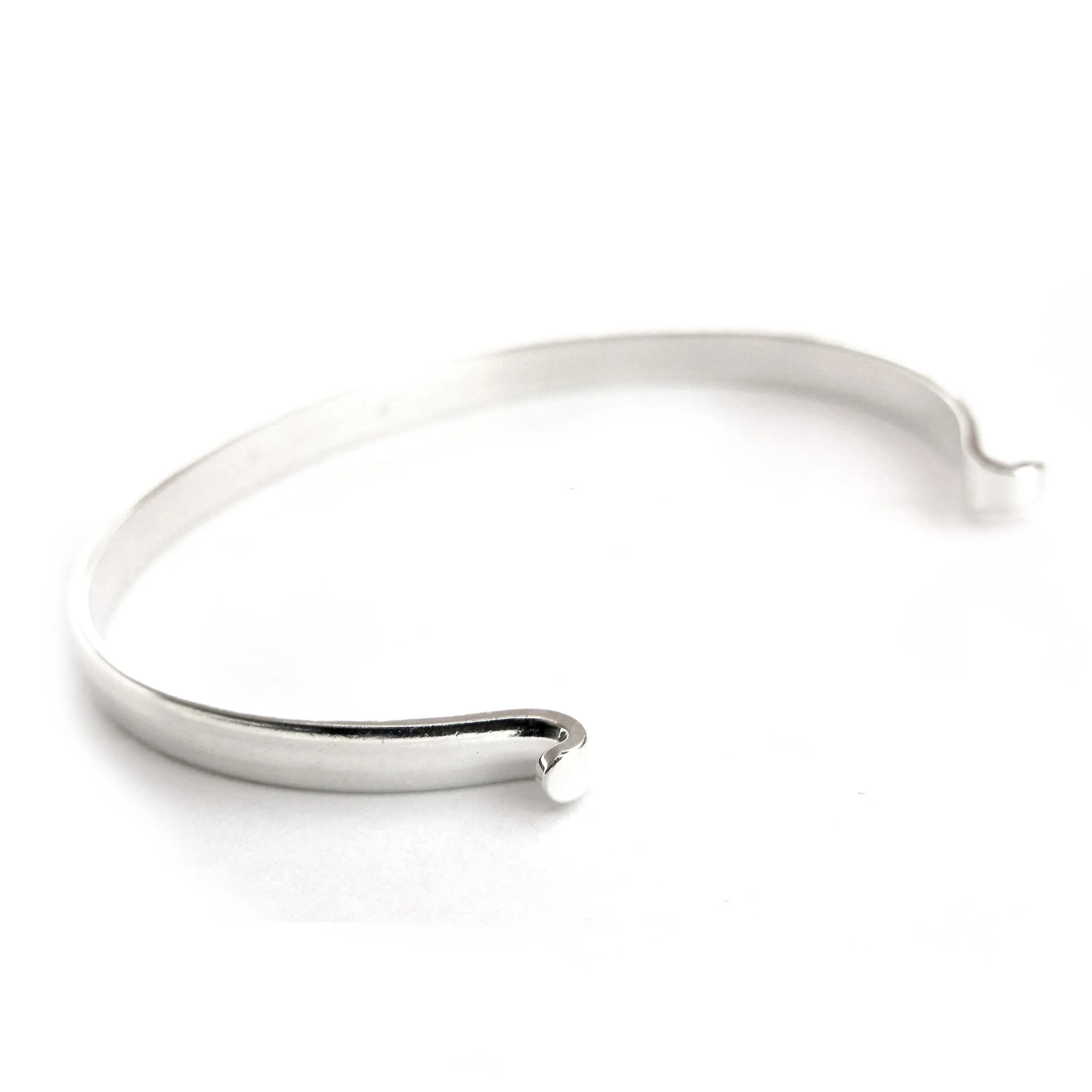 Silver Swap Top Bangle Bracelet