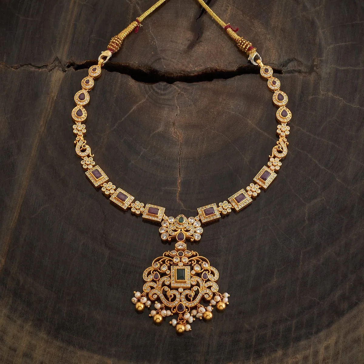 Silver Temple Necklace 173351