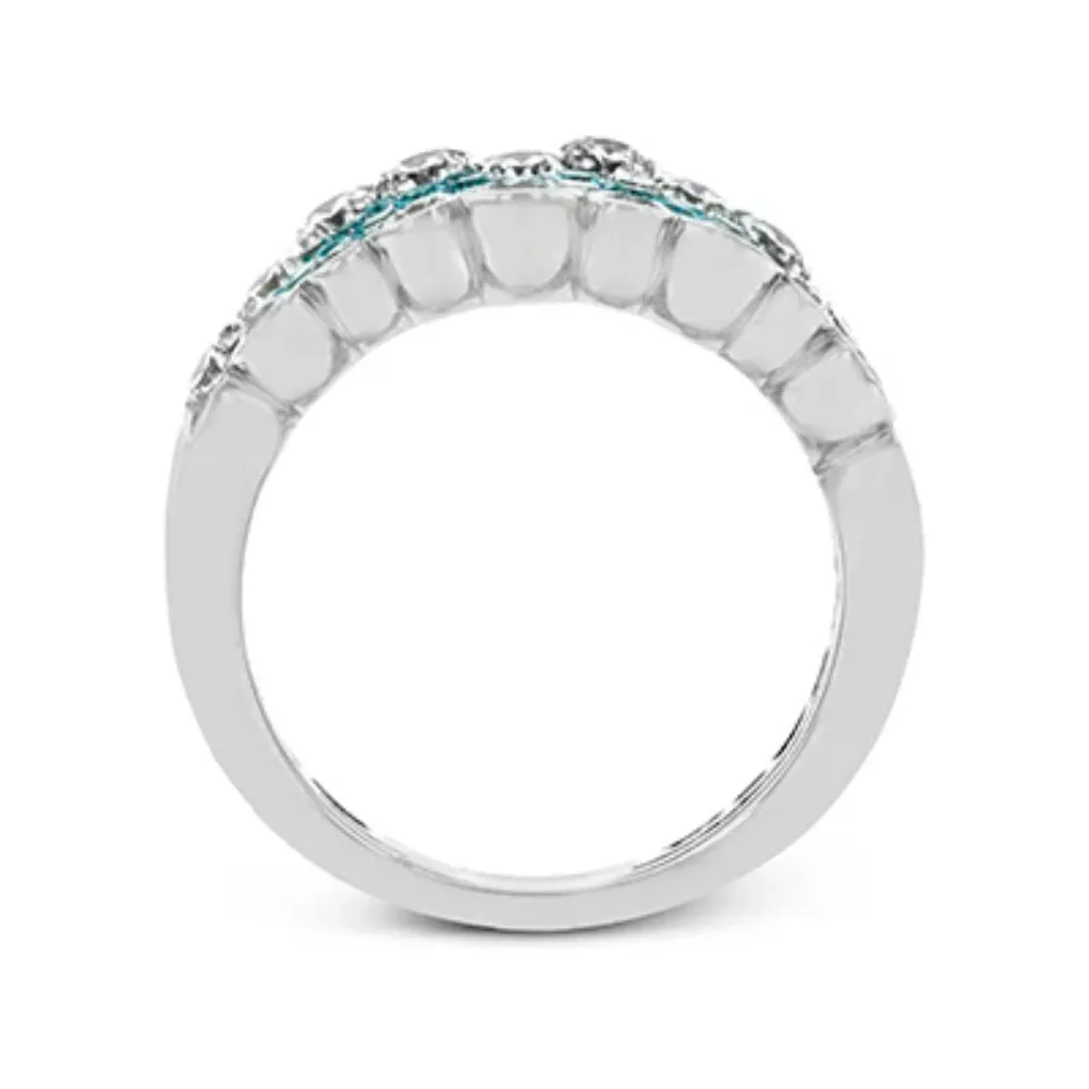 Simon G. 18k Diamond & Paraiba Tourmaline Ring