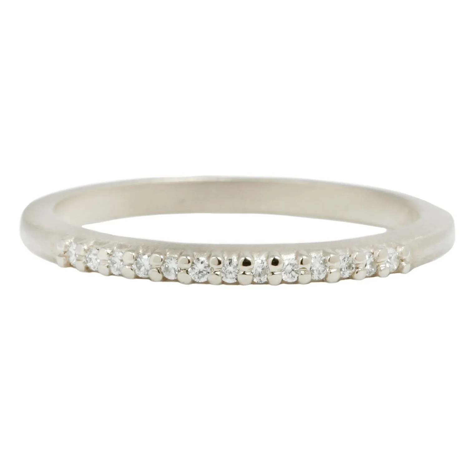 Slender Pav?? Diamond Band