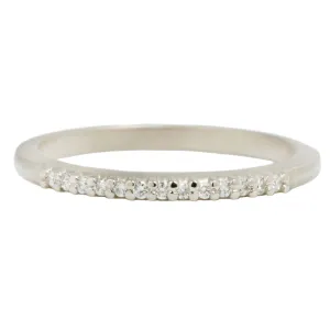 Slender Pav?? Diamond Band