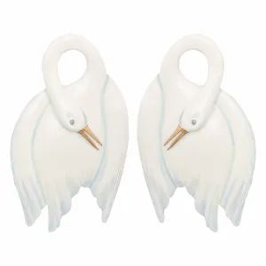 Swan Earrings