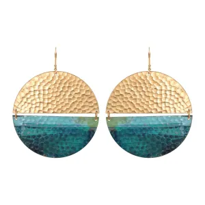 Teal Issoria Earrings